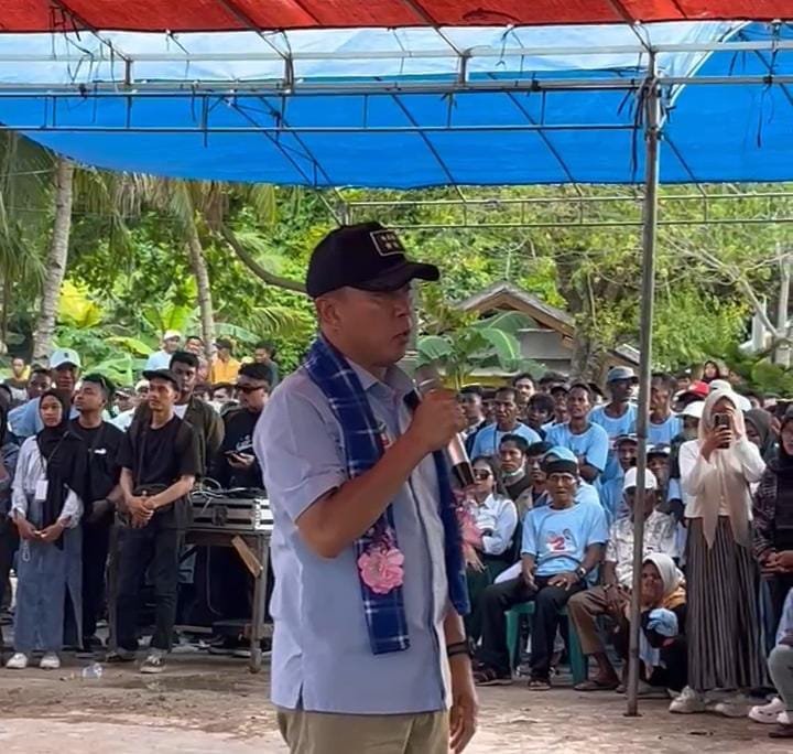 Kampanye di Kecamatan Binongko, Andi Sumangerukka...
